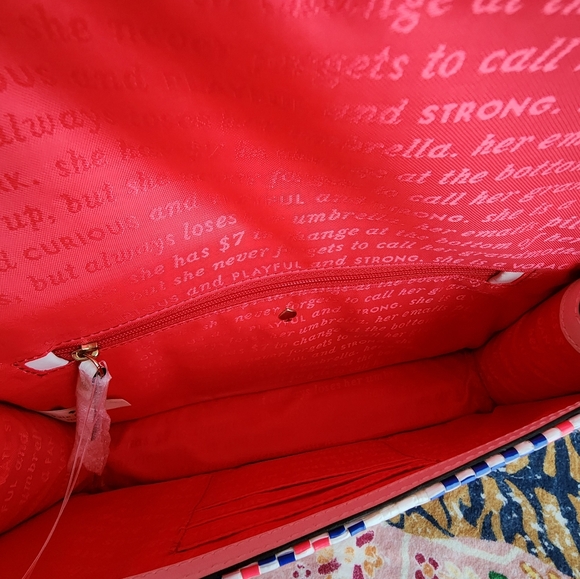 Kate Spade STORYBOOK Woven Bay Drive Chloe Finn Clutch - Picture 5 of 11